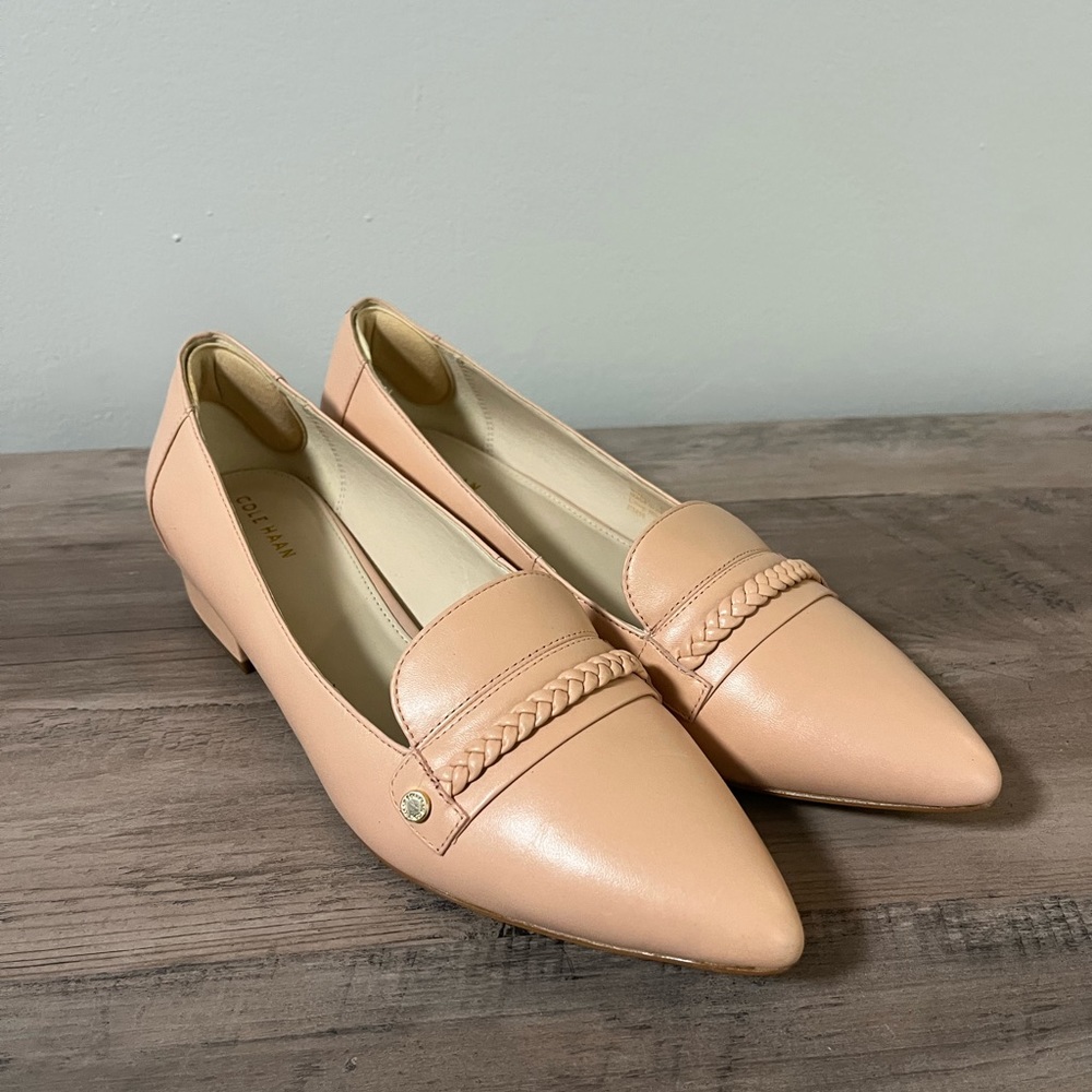 Cole Haan Braided Leather Loafer Shoes